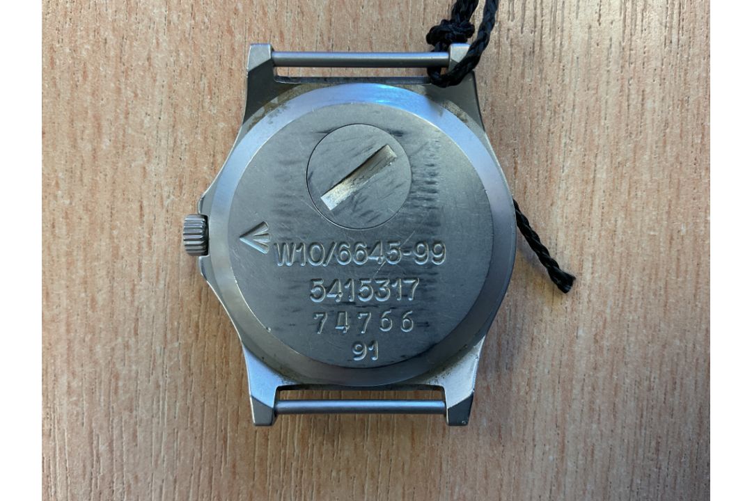 CWC W10 British Army Service Watch, Nato Marks, Date 1991, Gulf War 1 - Image 3 of 4