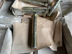 Stillage of Approx. 600+ Boxes (6x per box, 3600 pcs) of Unissued Bolts, Approx. 6inch Long 1700 KGS