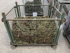 1x Stillage of British Army Woodland Camo Nets, from MOD