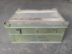 Aluminium Zarges Type Stacking Waterproof Transit Case Lockable with Handles, MoD