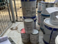 8x Tins of Sherwin Williams Macropoxy Expoxy Barrier Primer White A+B, from MOD Reserve Stock