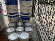 16x Tins of Sherwin Williams Epidek Epoxy Deck Coating Black A+B, from MOD Reserve Stock