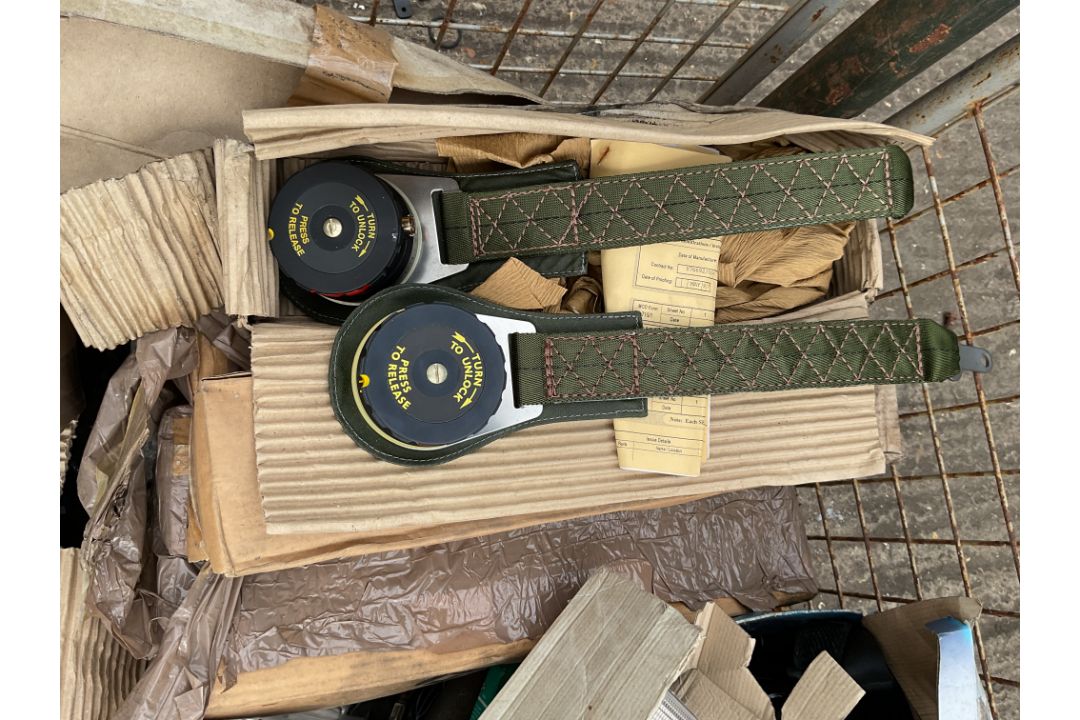 1x Stillage of New Unissued Vehicle Spares inc Brake Callipers, Seat Belts, Filters etc - Image 3 of 5