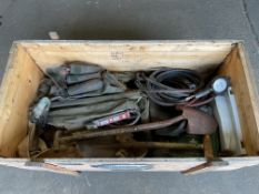 1x Wooden Crate of British Army FV / Vehicle CES Equipment, from MOD