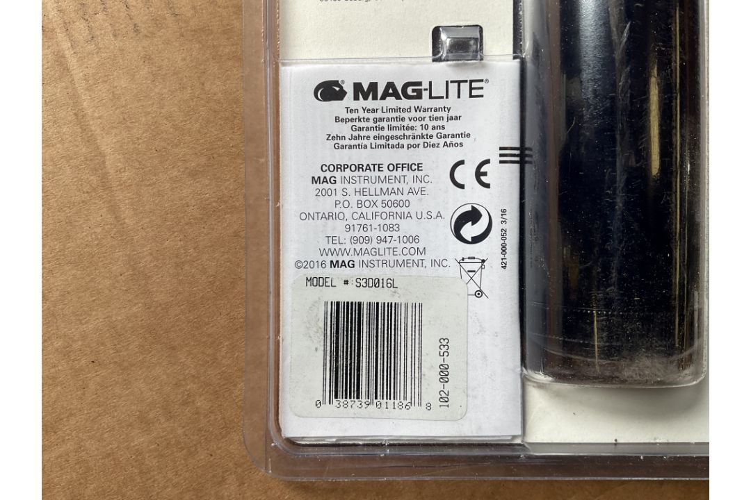 1x New Unissued Maglite, Model S3D016L, from MOD - Image 3 of 3