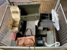 1x Stillage of Tool Boxes, Amo Cans, Weapon Boxes, Catcher Tins etc, from MOD