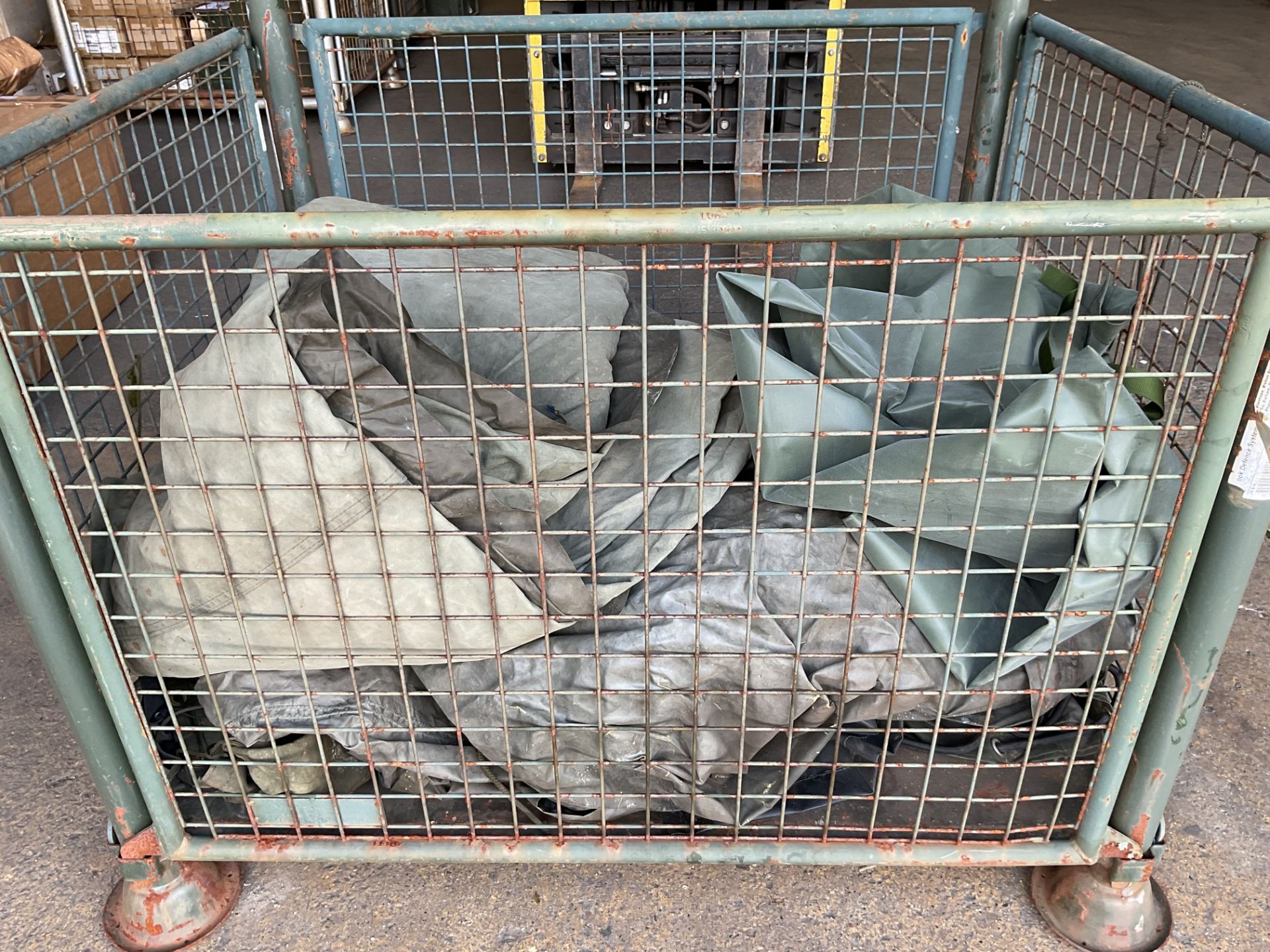 1x Stillage of MOD Canvas Sheets, Side Tents and Covers - Image 2 of 2