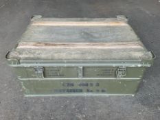 Aluminium Zarges Type Stacking Waterproof Transit Case Lockable with Handles, MoD