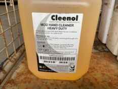 3x New Unissued 5L Cans of Cleenol Heavy Duty Hand Cleaner, from MOD Reserve Stock