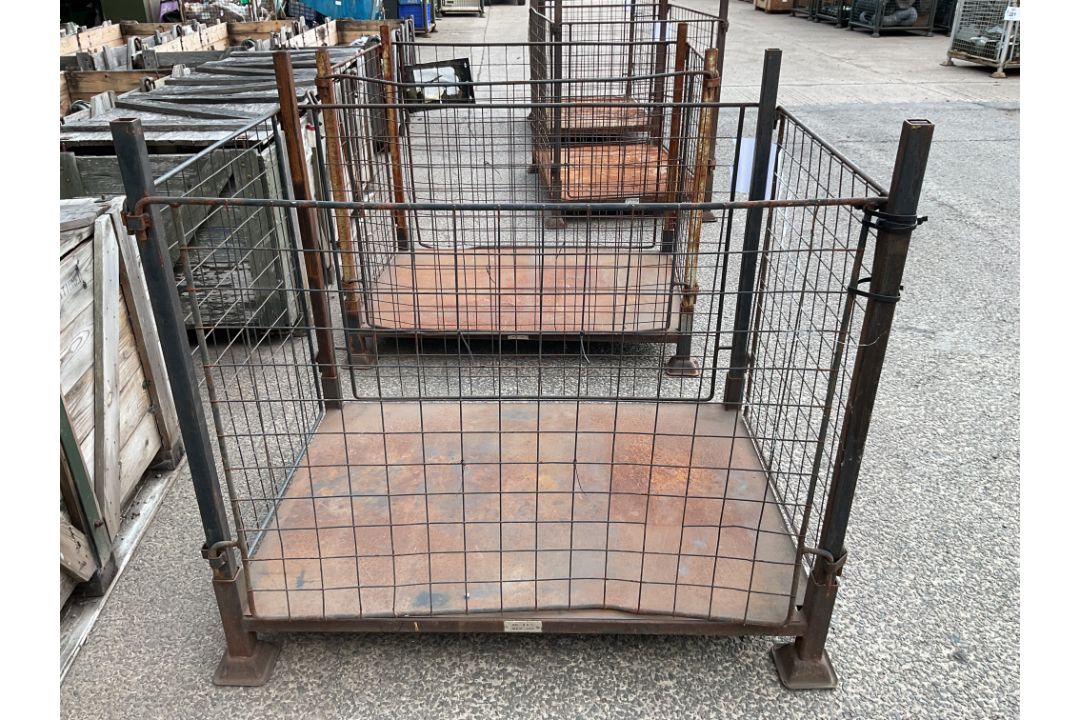 MOD Steel Stacking Stillage W/ Removable Posts & Sides - Image 1 of 3