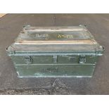 Aluminium Zarges Type Stacking Waterproof Transit Case Lockable with Handles, MOD