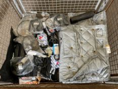 1x Stillage of Fan Belts, Transmission Belts, Insulated Engine Cover etc, from MOD