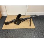 Very Rare 1943 Deactivated 303 Bren Gun MK1 c/w 2 spare mags, folding Bipod legs, Dial Sight etc