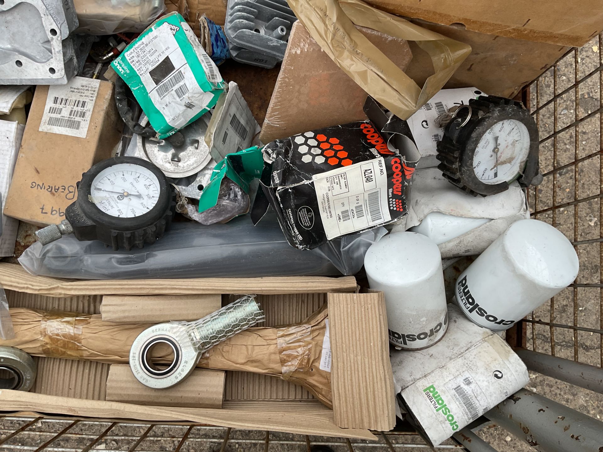 1x Stillage of Unissued Vehicles Spares inc Bearings, Cylinder Heads, Fittings etc - Image 2 of 6