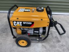 New & Unissued Caterpillar RP2500 Industrial Petrol Generator Set