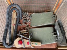 1x Stillage of FV Recovery Equipment, Winching Equip, Skids etc