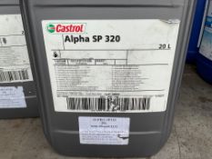 5x New Unissued 20L Drums of Castrol Alpha SP320 Industrial Gear Oil for Vehicles/Marine/Machinery