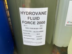 1x Unissued 25L Drum of Hydrovane Force 2000 High Performance Oil/Lubricant, from MOD Reserve Stock