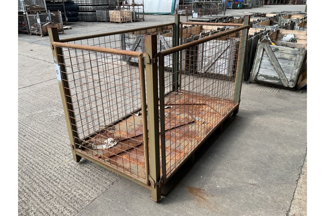 Large Heavy Duty MOD Standard Steel Stillage with Removable Sides - Image 3 of 3
