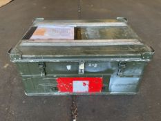 Aluminium Zarges Type Stacking Waterproof Transit Case Lockable with Handles, MOD