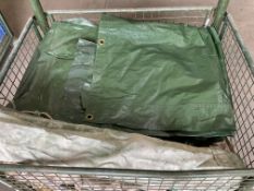 1x Stillage of Canvas Sheets, from MOD