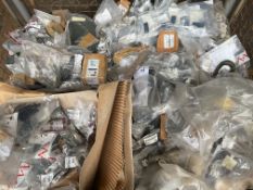 1x Stillage of Unissued Unsorted Nuts, Bolts, Fixings, Approx. 400KG from MOD