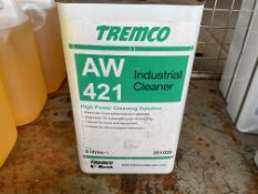 3x New Unissued 5L Cans of Tremco AW 421 Powerful Solvent Based Fluid, from MOD Reserve Stock