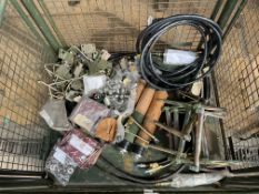 1x Stillage of New Unissued FV / Vehicle Spares inc Hydraulic Pipes, Brake Pads, Catches etc