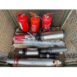 1x Stillage of Unissued MOD Fire Equipment inc Foam Guns, Fireaters etc