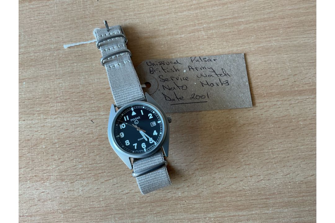 Unissued Pulsar British Army Service Watch, Nato Marks, Date 2001 - Image 4 of 4