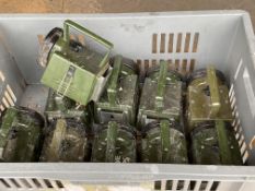 10x British Army Hand Lamps, Red, Green, Amber, Clear Lens, from MOD