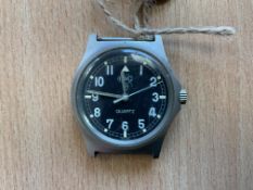 Rare CWC W10 Fat Boy British Army Service Watch, Nato Marks, Date 1983