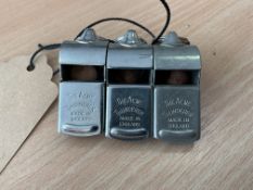3x British Army ACME Thunderer Service Whistles Broad Arrow Marked from UK MOD