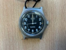 CWC W10 British Army Service Watch, Nato Marks, Date 1991, Gulf War 1
