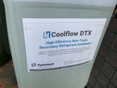 2x Unissued 25L Drums of Ethylene Glycol Antifreeze for Vehicles, Machinery, from MOD Reserve Stock