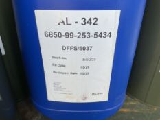 1x Unissued 25L Drum of AL-342 De-Icing / Anti Icing Liquid, from MOD Reserve Stock