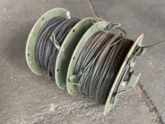 2x Cable Reels c/w Cable