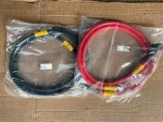 2x New Unissued Battery Starter Leads, from MOD