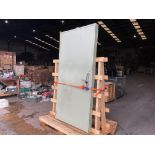 2 x Steel Security Doors Comes with Keys as shown1 metre wide 2 metres high. stainless steel hinges