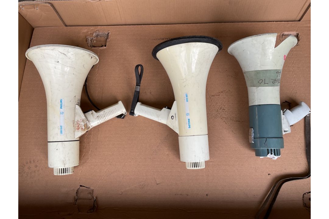 3x Phillips LBN1001 Electronic Megaphones, from MOD - Image 1 of 5
