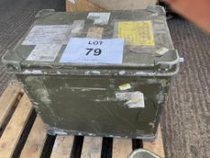 Waterproof Aluminium Zarges Type Transit Box, from MOD