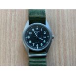 Pulsar British Army Service Watch, Nato Marks, Date 1999, from MOD