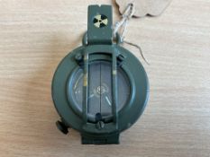 Stanley London British Army Brass Prismatic Compass, Nato Marks, from MOD