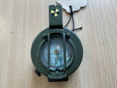 Nice Condition Stanley London Brass British Army Prismatic Compass, from MOD