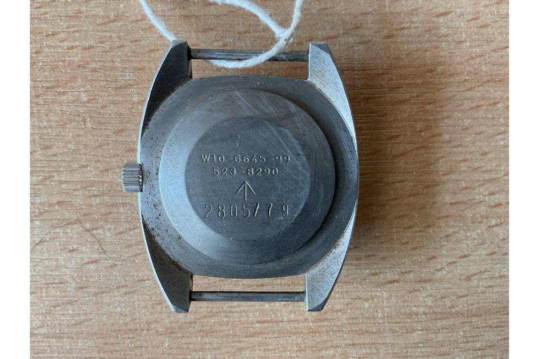 Rare CWC Mechanical British Army W10 Service Watch, Snº 2805, Date 1979, Small Crack in Glass - Image 3 of 4