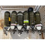 6 x 300 BAR Air Cylinders from UK Fire & Rescue Services