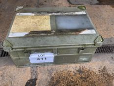 Aluminium Zarges Type Stacking Waterproof Transit Case Lockable with Handles, MOD