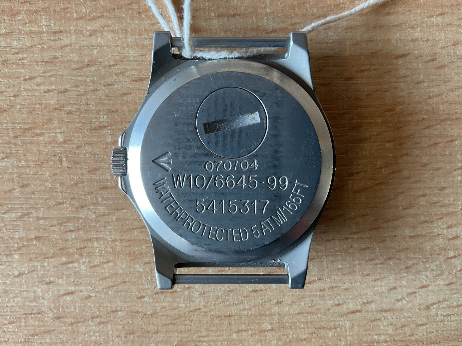 Rare British Army CWC W10 Service Watch, Snº 70, Date 2004, Water Protected to 5 ATM - Image 3 of 4