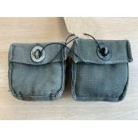2x British Army Compass Pouches, from MOD