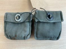 2x British Army Compass Pouches, from MOD